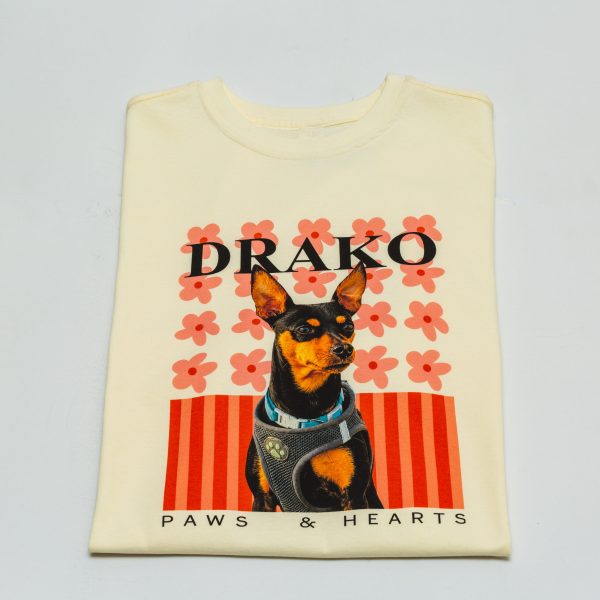 Polera Paws & hearts